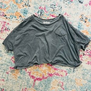 Free people cropped tee